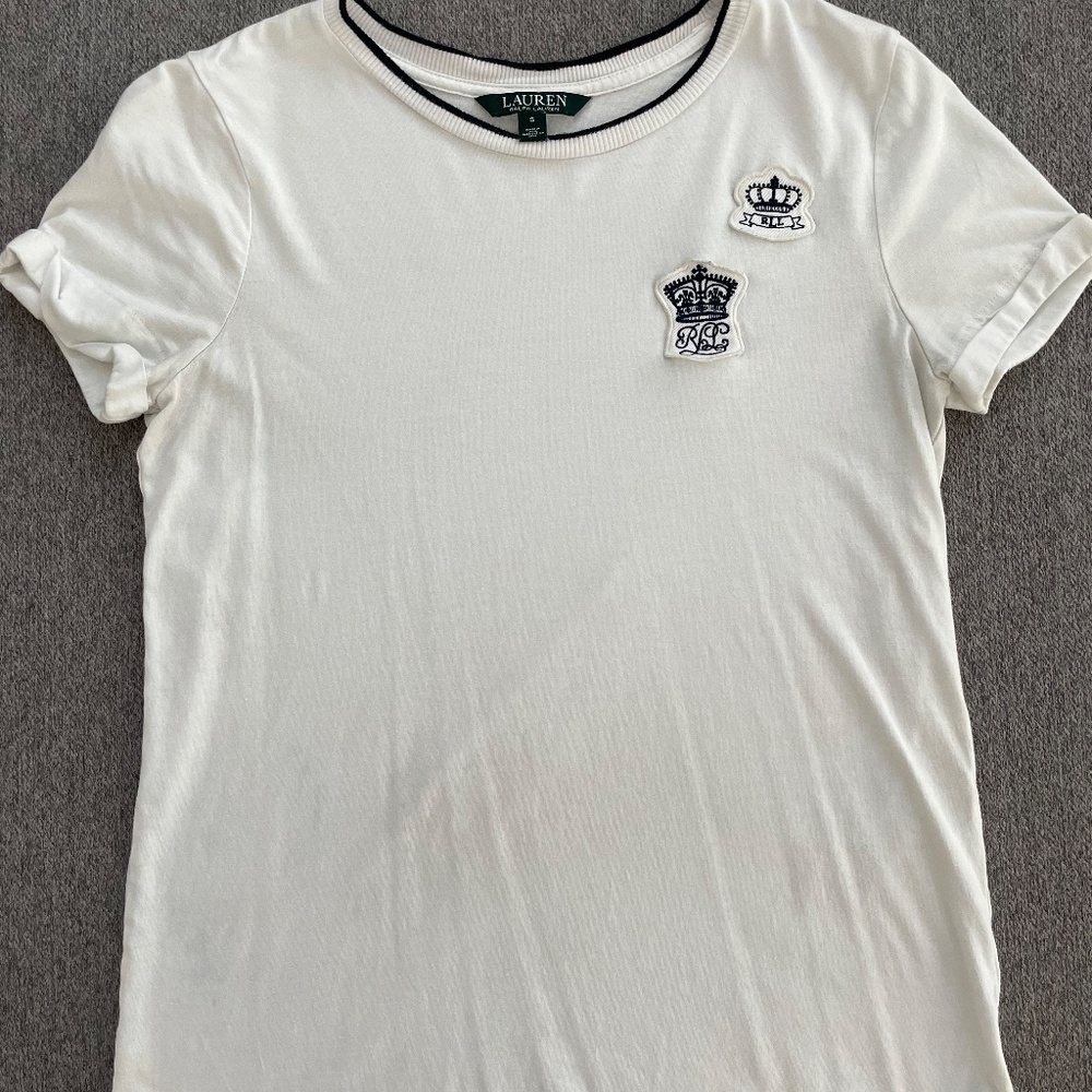 Ralph Lauren White T-Shirt with Design